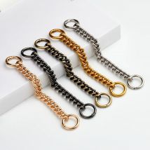 Taschengurt-Verlängerung, DIY-Handtaschen-Geldbörsenkette mit Metallschnallen für Geldbörsen, Handtaschen, Geldbörsen, Clutch, Schulter-Crossbody-Taschen