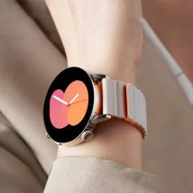 Silikon-Magnetschlaufe für Samsung Galaxy Watch 7 6 5 Pro 4 Classic Active Link Band Armband Huawei GT 2-2e 3-4 20 mm 22 mm Armband