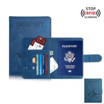 Reisepasshülle für Reiseutensilien, Reisepass-Brieftaschen-Schutzhülle für Reisezubehör, Reisepass-Buchhalter für Damen/Herren