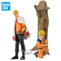 BANDAI Echte NARUTO Anime Figur Uzumaki Naruto HOKAGE 20. Jahrestag Action Figur Spielzeug Für