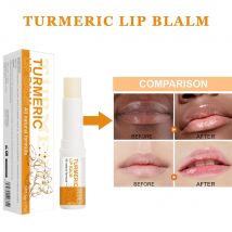 Kurkuma Lippenbalsam Feuchtigkeitscreme Entfernen Dunkle Aufhellung Melanin Lipgloss Peeling Sauberes Make-up Schönheit Gesundheitspflegeprodukte