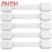 Blocco per bambini Protezione per bambini Blocco di sicurezza per bambini per armadi e cassetti WC Frigo e lunghezza più regolabile