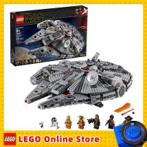 LEGO i sokół millenium z gwiezdnych wojen 75257 klocki budowlane zestaw zabawek dla dzieci, chłopców