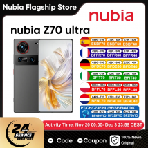 Nubia Z70 Ultra Smartphone 5G 6.85 ''144Hz Display completo Fotocamera 6150mAh Batteria IP68 Impermeabile NFC Versione globale 100% Nuovo