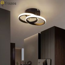 Iluminación moderna y sencilla para pasillo, entrada nórdica, balcón, entrada creativa, guardarropa, luz Led de techo pequeña