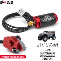 1/24 RC Crawler 1224 4000KV Bürstenloser Motor & Getriebe-Set für Axial SCX24 AXI90081 AXI00001 Upgrade-Teile