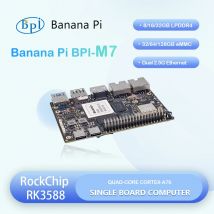 Banane pi BPI-M7 rockchip rk3588 quad a76 2,4 ghz und quad a55 1,8 ghz mali g610mc4 gpu optional 8g/16g/32g lpddr4 64g/128g emmc