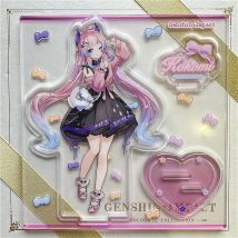 Anime Genshin Impact Kokomi Cosplay Cartoon Stehendes Zeichen Acryl Stand Figur Desktop Ornament Maskottchen Souvenir Zubehör Geschenk