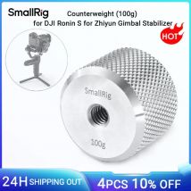 SmallRig-Placa de contrapeso (100g) con agujero de roscado 1/4 para DJI Ronin S, estabilizador de cardán Zhiyun-2284
