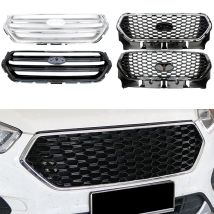 Upper Replacement Front Bumper Grille Honeycomb Mesh Grill For Ford Escape Kuga 2017 2018 2019 GJ5Z8200B