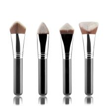 High Quality Makeup Kabuki Foundation Brush Luxury Single Pro Large Slant Triangle Square Tapered Vegan Cosmetic Brushes