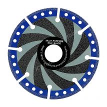 115/125/180/230 mm Diamant-Sägeblatt, vakuumgelötete Allzweck-Trennscheibe für Eisenbewehrung, Kunststoff, PVC, Trockenbau, Stahl, Metall, Stein