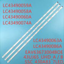 LED backlight strip(3) for  43UJ675V 43UJ634V 43LJ624V 43LJ634V 43LJ617T 43UJ701V 43UJ6309 43UJ6307 43UJ670V 43UJ6350 43UJ6500