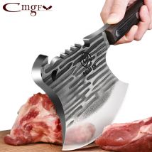 Axt Knochen hacken Messer hohe Härte scharfe Knochen axt Edelstahl geschmiedete Knochen hacken Axt