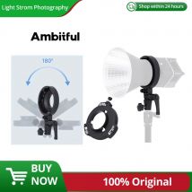 Ambitful MB01 MB02 Mini Mount a Bowens Mount Adattatore Configurazione rapida per YONGNUO YN150 IFOOTAGE 60/130 NANLITE Forza 60 Softbox