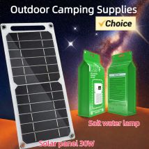 USB-Solarpanel 35 W mit wasserdichtem Outdoor-Wandern und Camping, tragbarer Akku, Handy-Ladebank, Ladepanel 6,8 V