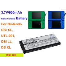 Cameron sino 3,7 v 900mah batterie c/UTL-A-BP, UTL-003 für nintendo ds xl, dsi ll, dsi xl, UTL-001