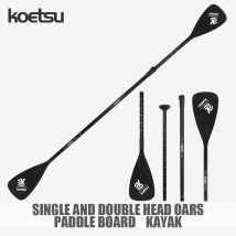 KOETSU Aluminium Zwei-Wege-Paddel One Way Paddle Nylon Sup Paddle Kajak Boot Paddel Surfpaddle Sap 1 Stück Tro