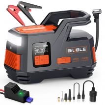 26800mAh urządzenie do uruchamiania awaryjnego samochodu Power Bank przenośna sprężarka powietrza pompa inflatora elektrownia 4250A rozrusznik akumulatora Auto Booster