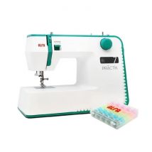 Máquina de Coser ALFA PRACTIK 7 con 23 Puntadas y Ojal Automático