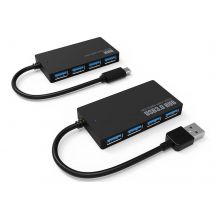 4 USB Port Hub 3.0 Multi USB Splitter3.0 2.0 For Pro PC Hub USB 3 0 Expander USB Power Adapter Pc Accessorie Y6A4