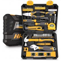 Hi-Spec 53-teiliges Werkzeugset für Zuhause und Garage, Treiber-Bits, Stecknuss, Werkstatt, Haushalt, Handwerkzeug-Sets für die Reparatur zu Hause, Werkzeugkasten, Aufbewahrungskoffer