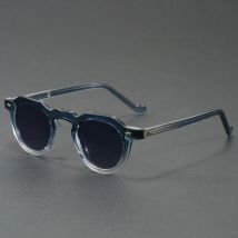 Neue Retro-Sonnenbrille mit rundem kleinem Rahmen, personalisierte High-End-Brille für Herren und Damen, Modetrend, Anti-Ultraviolett-Sonnenbrille