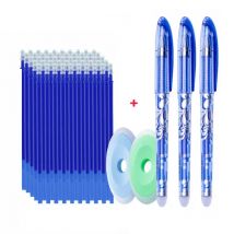 55 sztuk/partia zmazywalny długopis żelowy 0.5mm wkład pręt magiczny atrament zmazywalny długopis zmywalny uchwyt biuro szkoła narzędzia do pisania Kawaii biurowe