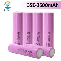 Nuova batteria originale agli ioni di litio 18650 3500mAh 25A scarica INR18650 35E 3.7V batteria per torcia batteria per sigaretta elettronica