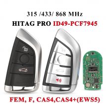 Jingyuqin Smart 3/4 Pulsante 315mhz 433mhz 868MHZ Chiave A Distanza Keyless Entry fob per BMW F CAS4