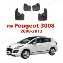 OE-Stil geformte Schmutzfänger für Peugeot 3008 2008–2013 Schmutzfänger Spritzschutz Klappe Kotflügel Auto Styling 2009 2010 2011 2012
