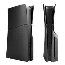Piastra di ricambio per PlayStation 5 Slim Versione digitale/unità ottica Custodia rigida protettiva per PS5 SLIM Faceplate Shell Nero