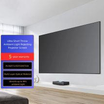 FUSTALRH-PT 100'' 120'' 16:9 UST CLR / ALR Schmale Rahmen Projektion Bildschirm Mit PET Schwarz Kristall Für Laser projektor Wemax A300