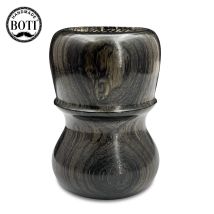 Boti Pinsel-Rasur Maßgeschneidertes Kit Ebenholz Classic Series Holzgriff Handgefertigte Herren-Morgenreinigungs-Bart-Rasierpinsel-Werkzeuge