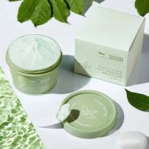 Grüner Tee Eis Schlamm Maske Reinigung Feuchtigkeitsspendende Öl Kontrolle Mitesser Entfernung Reinigung Schlamm Maske Applikator Schlamm Maske 1PCS 120g