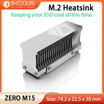 ID-COOLING Aluminum ZERO M15 M2 Memory Cooler Vest M.2 2280 SSD Heat Sink with Thermal Pad M.2 SSD Cooling Radiator Heatsink