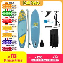 FunWater 11' Deska Sup Nadmuchiwana deska surfingowa Stand Up Paddle Board Nadmuchiwana deska wiosłowa Sup z akcesoriami Magazyn UE