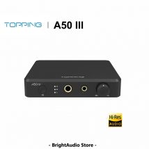 TOPPING A50 III AMP amplificador de auriculares módulos NFCA entrada única/equilibrada fantasía HPA para escritorio