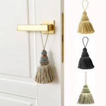 2Pcs Tassel Curtain Hanging Pendant Room Accessories DIY Craft Tassels Fringe Pendant Table Flag Key Tassels Home Decoration