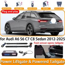 Für Audi A6 S6 C7 C8 Limousine 2012-2025 OEM elektrische automatische angetriebene Heckklappe Power Heckklappensystem Kofferraumlift Kit Plug and Play
