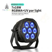 Wasserdicht 7x18w rgbwa uv 6 in 1 led par light ip65 bühnen leuchte im freien dmx gesteuerte bühnen beleuchtung dj disco licht