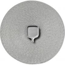 Round Braided Placemats 15 inch Set of 6 Washable Kitchen Table Placemats for Home Wedding Party