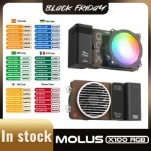 ZHIYUN Official Molus X100 RGB LED Light APP Control 2550mAh Battery Portable Photography Lighting for Studio Vlog Live Stream