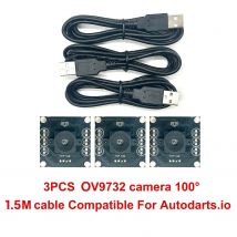 3Pcs IMX179/OV2735/OV9732 USB Camera Module 100° 30FPS No Distortion Compatible For Autodarts.io Win Mac Linux Raspberry