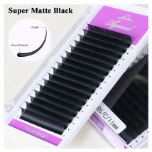 AGUUD NEU Super Mattschwarz Individuelle Wimpernverlängerung 0,03 05 07 mm Premium Faux Mink Natural Soft Mega Volume Classic Lashes