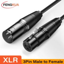 Kabel XLR Linia audio 3-pinowy przedłużacz mikrofonu XLR męski na żeński do wzmacniaczy miksera Zrównoważony kabel XLR Sound Cannon