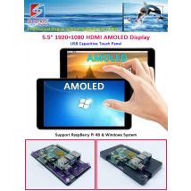 5.5" inch 1920*1080 AMOLED OLED HDMI-Compatible TFT LCD Module Screen Display Monitor Capacitive Touch Panel Raspberry Pi