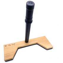 Parkständer für Brompton Fahrradreparaturständer, Holzfurnier, Basis aus Aluminiumlegierung, Display-Plattform