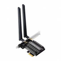 WiFi 6E AX5400 PCIe Adapter Bluetooth 5.3 Triple Band 2.4G/5G/6GHz 802.11AX Network Wireless Receiver MU-MIMO for Windows 10/11