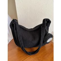 Cord Cloud Puff Bag für Teenager-Mädchen, lässige Damen Umhängetasche einfache Cord Achsel Tasche einfarbige Umhängetasche